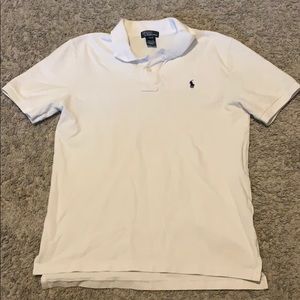 White Collared Polo T shirt